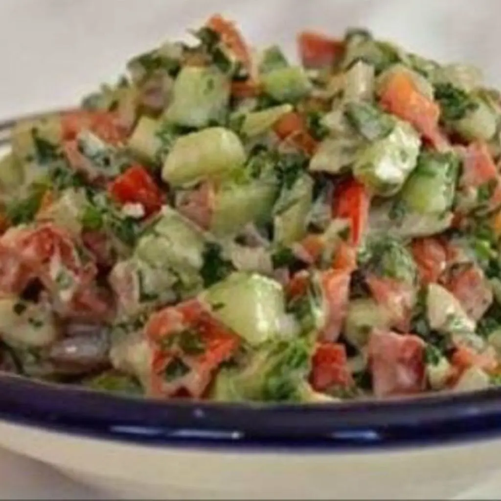 Green Salad With Tahini